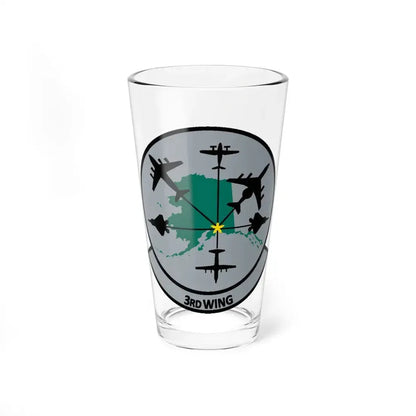 3rd Wing v2 (U.S. Air Force) Pint Glass 16oz 16oz - Go Mug Yourself