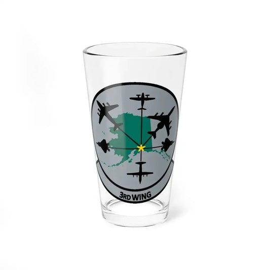 3rd Wing v2 (U.S. Air Force) Pint Glass 16oz 16oz - Go Mug Yourself