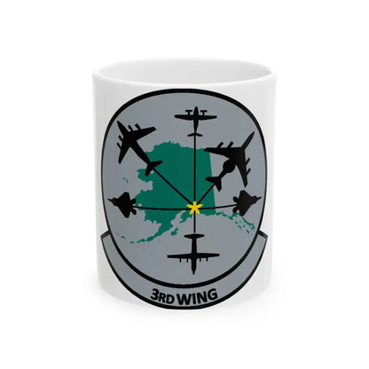 3rd Wing v2 (U.S. Air Force) White Coffee Mug 11oz - Go Mug Yourself