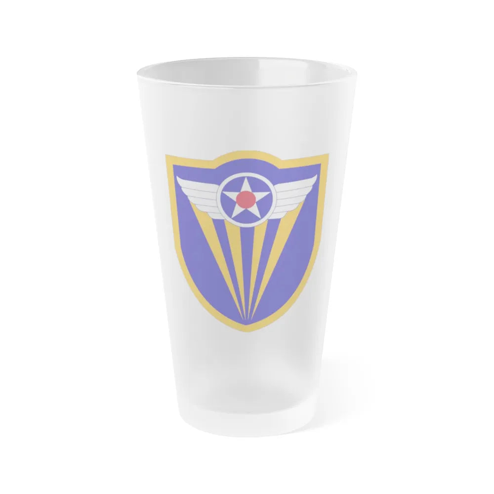 4 Air Force (U.S. Army) Frosted Pint Glass 16oz-Go Mug Yourself