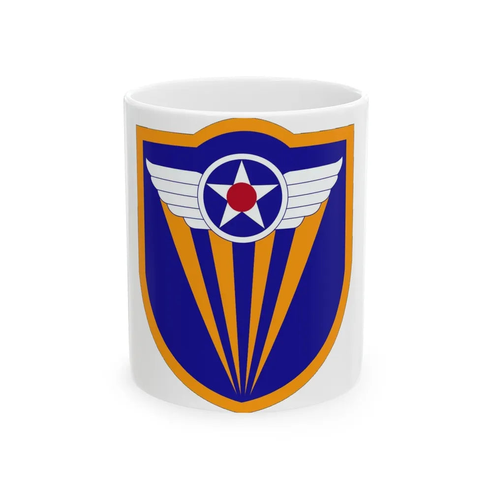 4 Air Force (U.S. Army) White Coffee Mug-11oz-Go Mug Yourself