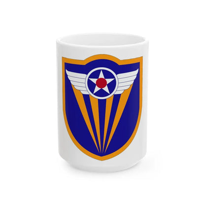 4 Air Force (U.S. Army) White Coffee Mug-15oz-Go Mug Yourself