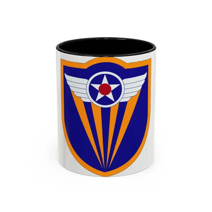 4 Air Force (U.S. Army) Accent Coffee Mug 11oz Black - Go Mug Yourself