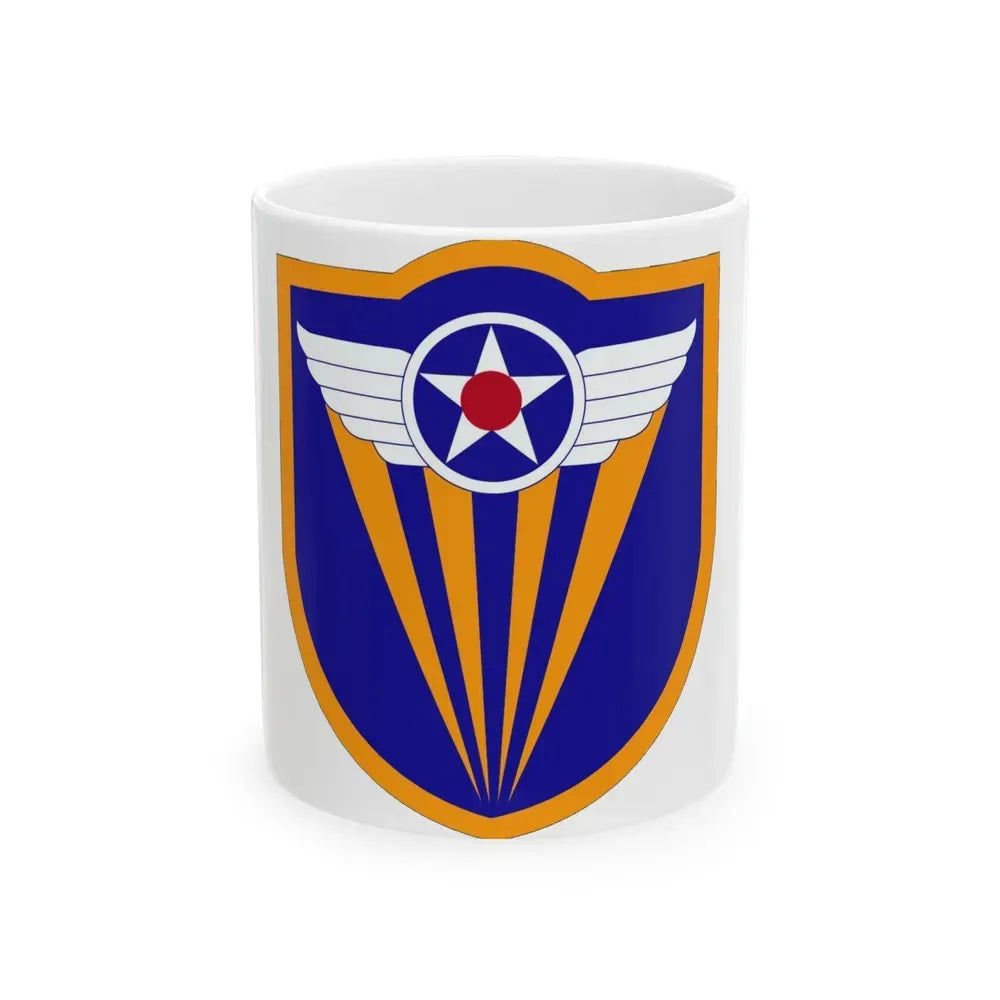 4 Air Force (U.S. Army) White Coffee Mug 11oz - Go Mug Yourself