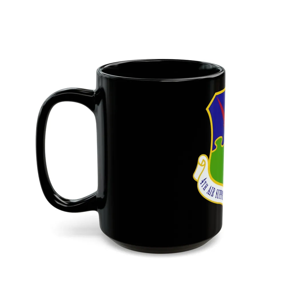 4 Air Support Operations Group USAFE (U.S. Air Force) Black Coffee Mug-Go Mug Yourself