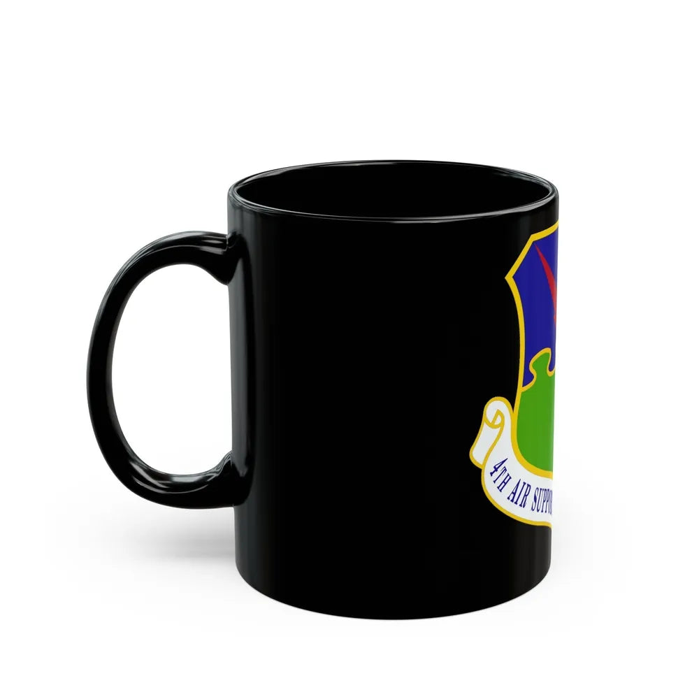 4 Air Support Operations Group USAFE (U.S. Air Force) Black Coffee Mug-Go Mug Yourself