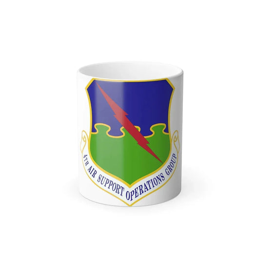 4 Air Support Operations Group USAFE (U.S. Air Force) Color Changing Coffee Mug 11oz - Go Mug Yourself