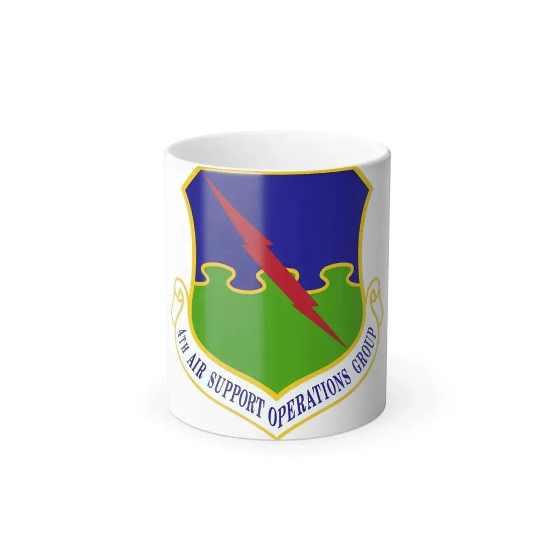 4 Air Support Operations Group USAFE (U.S. Air Force) Color Changing Coffee Mug 11oz - Go Mug Yourself
