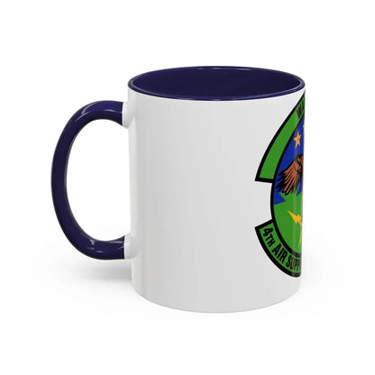 4 Air Support Operations Sq USAFE (U.S. Air Force) Accent Coffee Mug - Go Mug Yourself
