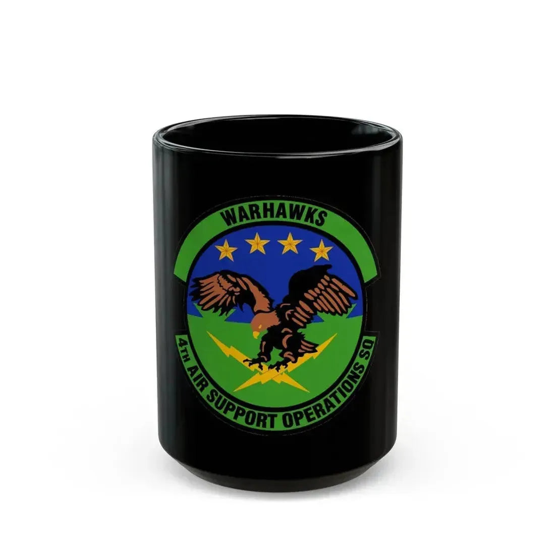 4 Air Support Operations Sq USAFE (U.S. Air Force) Black Coffee Mug 15oz - Go Mug Yourself