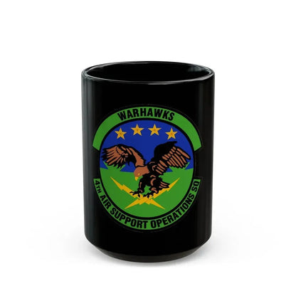4 Air Support Operations Sq USAFE (U.S. Air Force) Black Coffee Mug 15oz - Go Mug Yourself