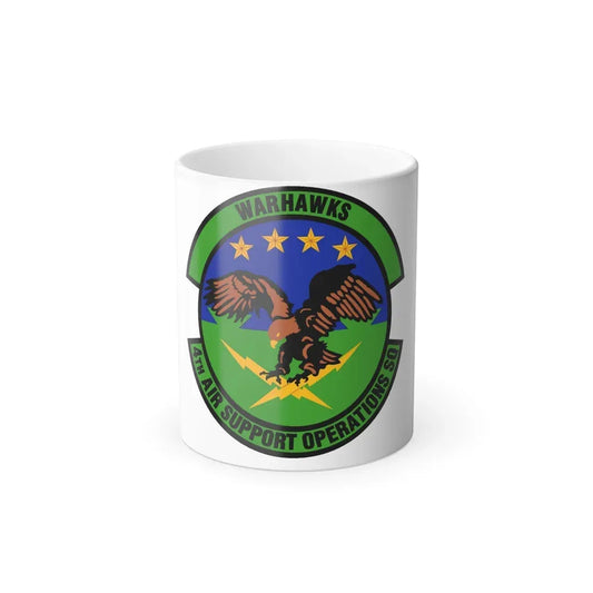 4 Air Support Operations Sq USAFE (U.S. Air Force) Color Changing Coffee Mug 11oz - Go Mug Yourself