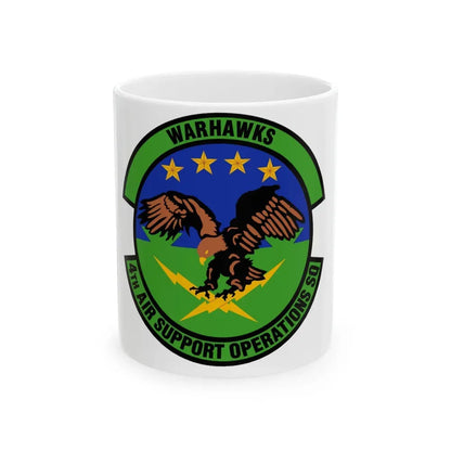 4 Air Support Operations Sq USAFE (U.S. Air Force) White Coffee Mug 11oz - Go Mug Yourself