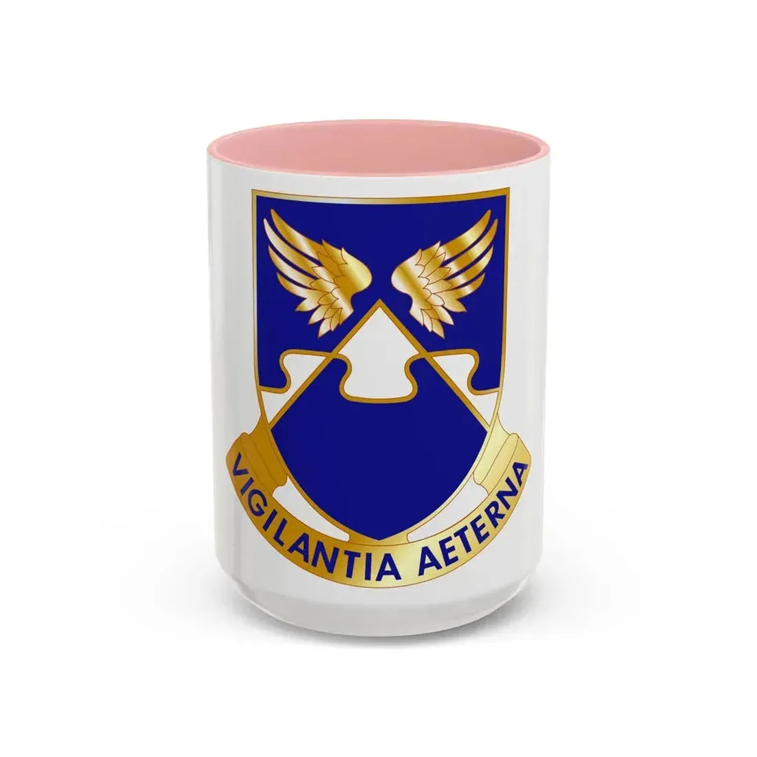 4 Aviation Regiment (U.S. Army) Accent Coffee Mug 15oz Pink - Go Mug Yourself