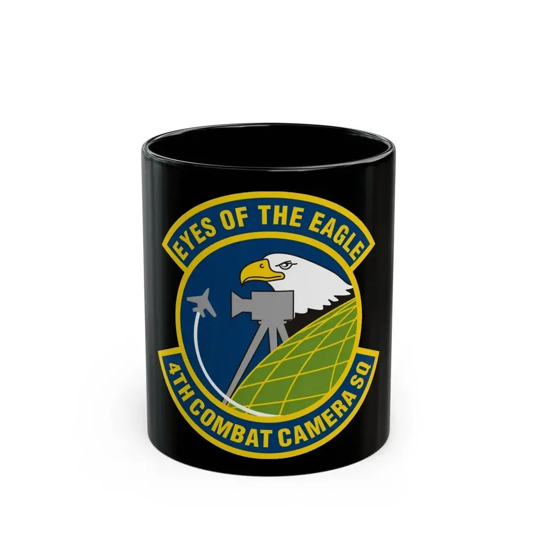 4 Combat Camera Squadron (U.S. Air Force) Black Coffee Mug 11oz - Go Mug Yourself