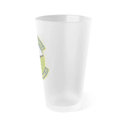 4 Combat Camera Squadron (U.S. Air Force) Frosted Pint Glass 16oz - Go Mug Yourself