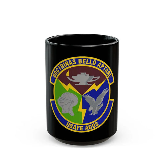 4 Combat Training Squadron USAFE (U.S. Air Force) Black Coffee Mug-15oz-Go Mug Yourself