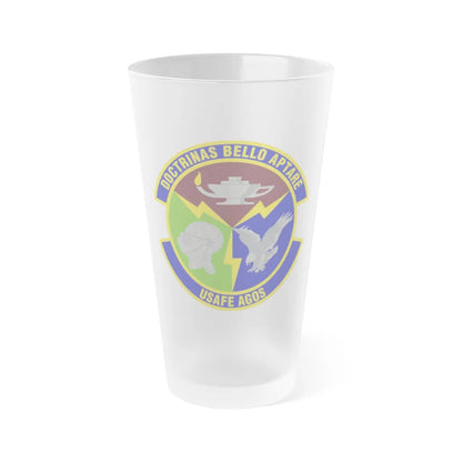 4 Combat Training Squadron USAFE (U.S. Air Force) Frosted Pint Glass 16oz-16oz-Frosted-Go Mug Yourself