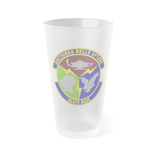 4 Combat Training Squadron USAFE (U.S. Air Force) Frosted Pint Glass 16oz-16oz-Frosted-Go Mug Yourself