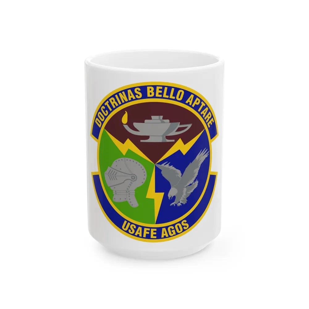 4 Combat Training Squadron USAFE (U.S. Air Force) White Coffee Mug-15oz-Go Mug Yourself