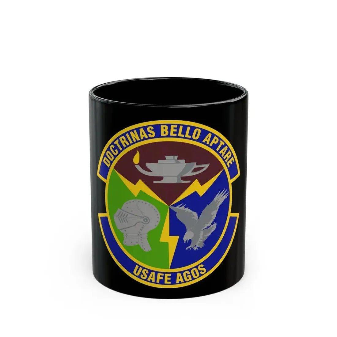 4 Combat Training Squadron USAFE (U.S. Air Force) Black Coffee Mug 11oz - Go Mug Yourself