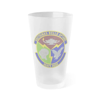 4 Combat Training Squadron USAFE (U.S. Air Force) Frosted Pint Glass 16oz 16oz Frosted - Go Mug Yourself