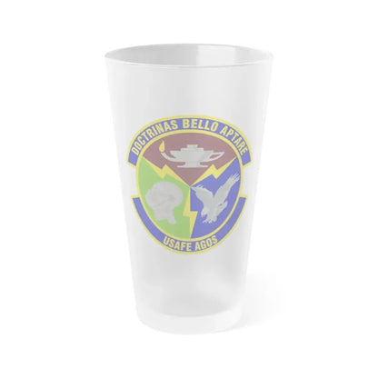 4 Combat Training Squadron USAFE (U.S. Air Force) Frosted Pint Glass 16oz 16oz Frosted - Go Mug Yourself