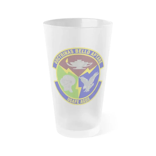 4 Combat Training Squadron USAFE (U.S. Air Force) Frosted Pint Glass 16oz 16oz Frosted - Go Mug Yourself