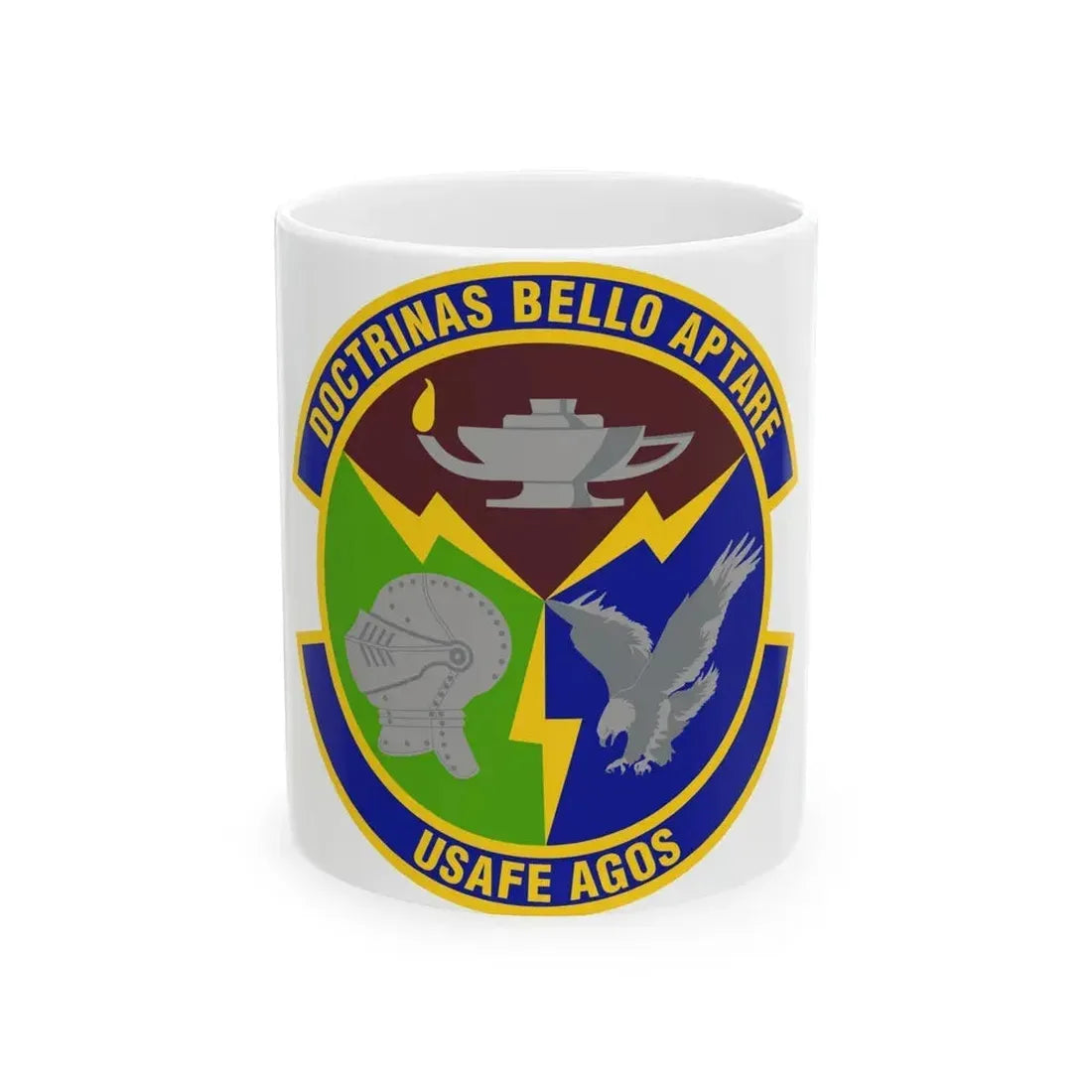 4 Combat Training Squadron USAFE (U.S. Air Force) White Coffee Mug 11oz - Go Mug Yourself