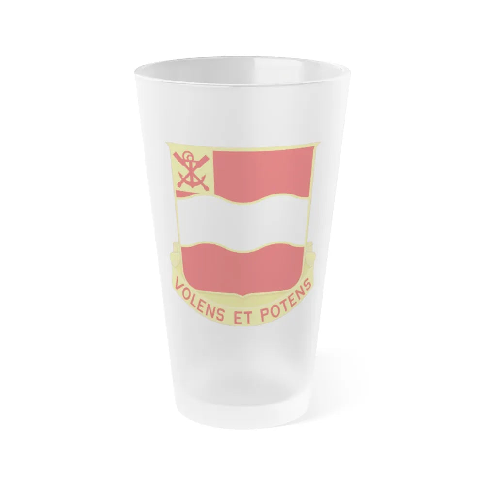 4 Engineer Battalion (U.S. Army) Frosted Pint Glass 16oz-Go Mug Yourself