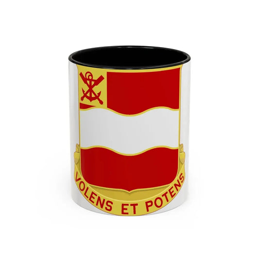 4 Engineer Battalion (U.S. Army) Accent Coffee Mug 11oz Black - Go Mug Yourself
