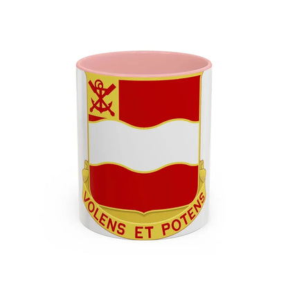 4 Engineer Battalion (U.S. Army) Accent Coffee Mug 11oz Pink - Go Mug Yourself