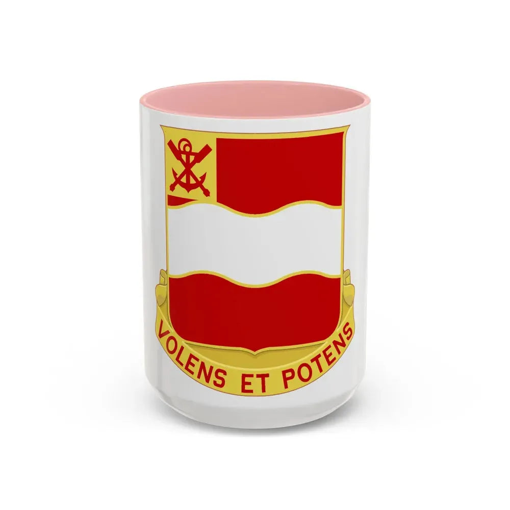 4 Engineer Battalion (U.S. Army) Accent Coffee Mug 15oz Pink - Go Mug Yourself