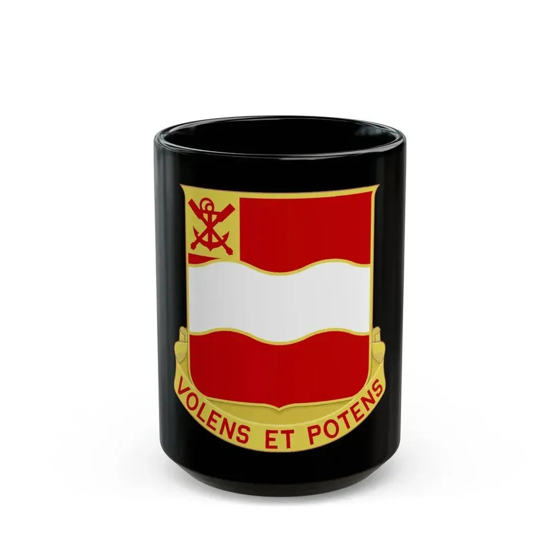 4 Engineer Battalion (U.S. Army) Black Coffee Mug 15oz - Go Mug Yourself