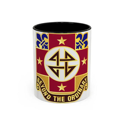 4 Evacuation Hospital (U.S. Army) Accent Coffee Mug 11oz Black - Go Mug Yourself