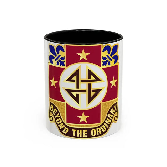 4 Evacuation Hospital (U.S. Army) Accent Coffee Mug 11oz Black - Go Mug Yourself