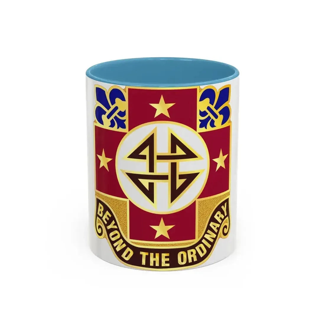 4 Evacuation Hospital (U.S. Army) Accent Coffee Mug 11oz Light Blue - Go Mug Yourself
