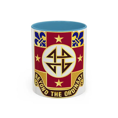 4 Evacuation Hospital (U.S. Army) Accent Coffee Mug 11oz Light Blue - Go Mug Yourself