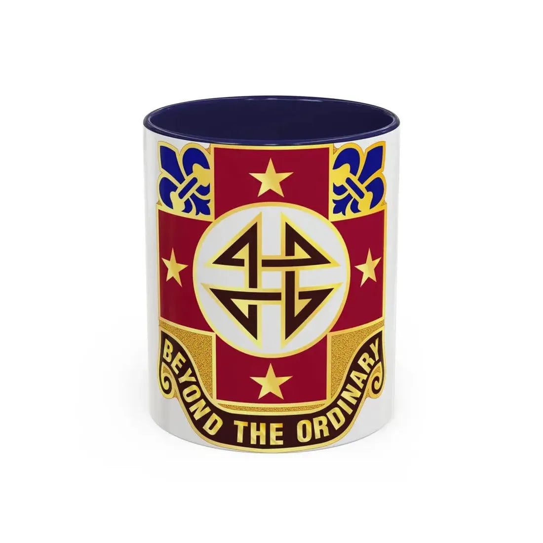 4 Evacuation Hospital (U.S. Army) Accent Coffee Mug 11oz Navy - Go Mug Yourself