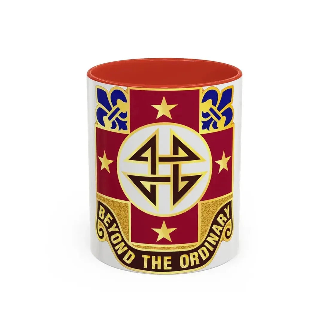 4 Evacuation Hospital (U.S. Army) Accent Coffee Mug 11oz Red - Go Mug Yourself