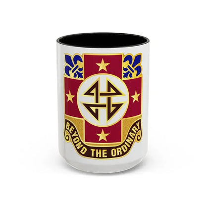 4 Evacuation Hospital (U.S. Army) Accent Coffee Mug 15oz Black - Go Mug Yourself