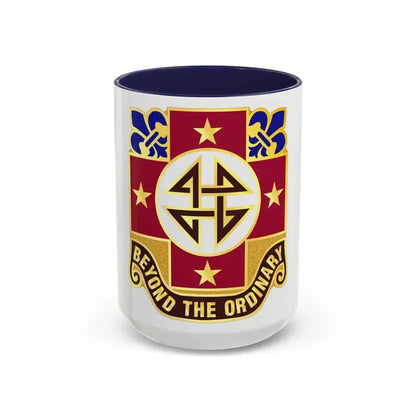 4 Evacuation Hospital (U.S. Army) Accent Coffee Mug 15oz Navy - Go Mug Yourself