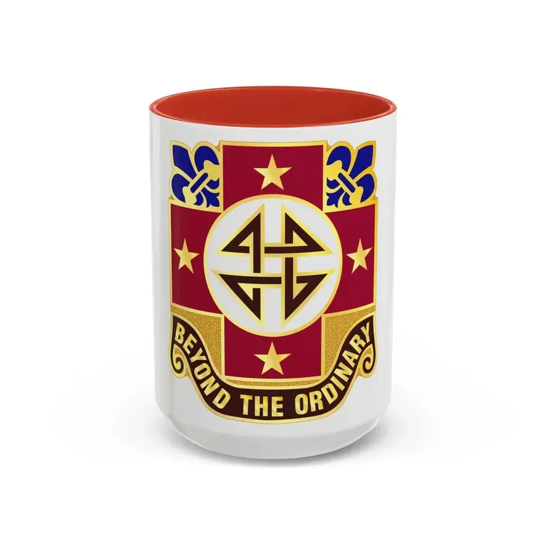 4 Evacuation Hospital (U.S. Army) Accent Coffee Mug 15oz Red - Go Mug Yourself