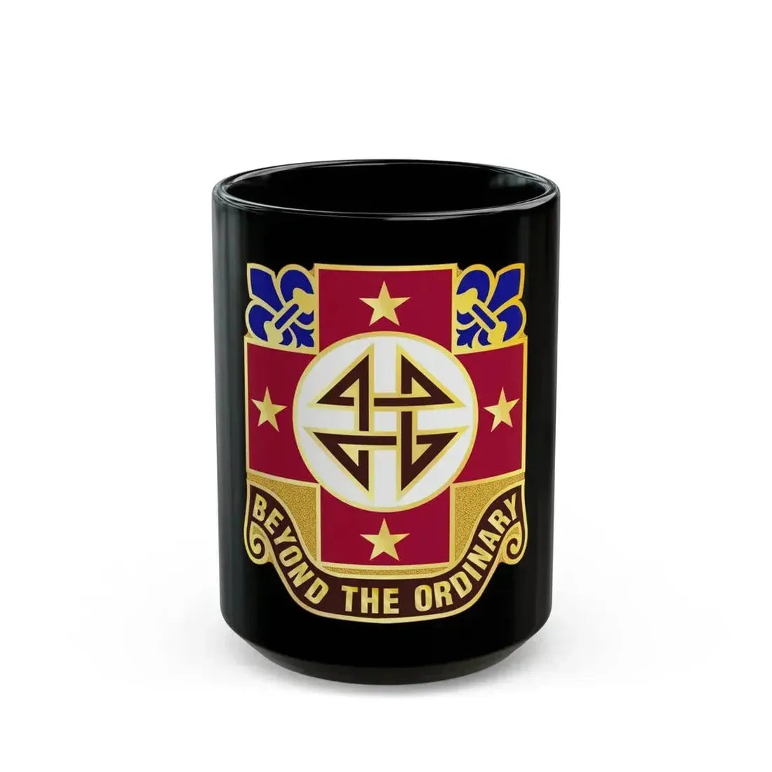 4 Evacuation Hospital (U.S. Army) Black Coffee Mug 15oz - Go Mug Yourself