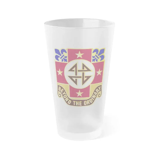 4 Evacuation Hospital (U.S. Army) Frosted Pint Glass 16oz Default Title - Go Mug Yourself