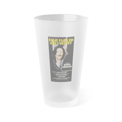 4 FLIES ON GREY VELVET (2) 1971 Movie Poster - Frosted Pint Glass 16oz-16oz-Frosted-Go Mug Yourself