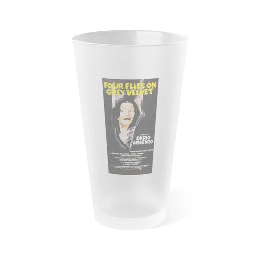 4 FLIES ON GREY VELVET (2) 1971 Movie Poster - Frosted Pint Glass 16oz-16oz-Frosted-Go Mug Yourself