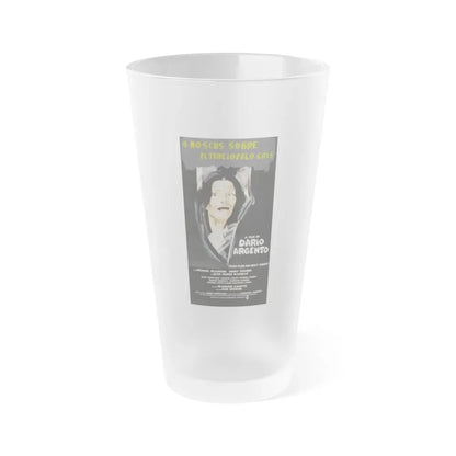 4 FLIES ON GREY VELVET (FOREIGN) 1971 Movie Poster - Frosted Pint Glass 16oz Default Title - Go Mug Yourself