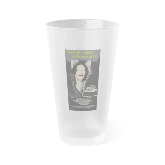 4 FLIES ON GREY VELVET (FOREIGN) 1971 Movie Poster - Frosted Pint Glass 16oz Default Title - Go Mug Yourself