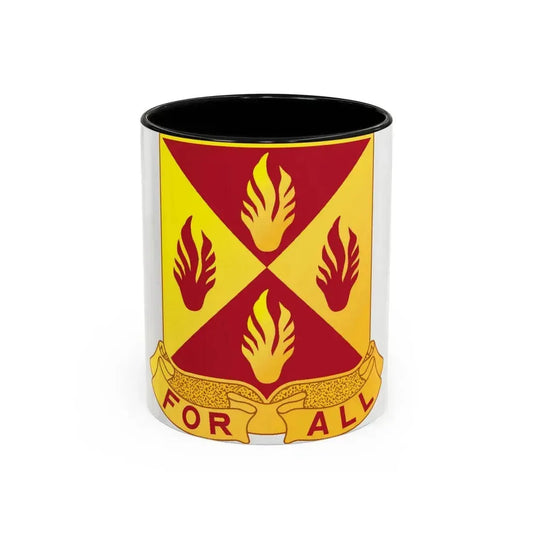 4 Maintenance Battalion (U.S. Army) Accent Coffee Mug 11oz Black - Go Mug Yourself
